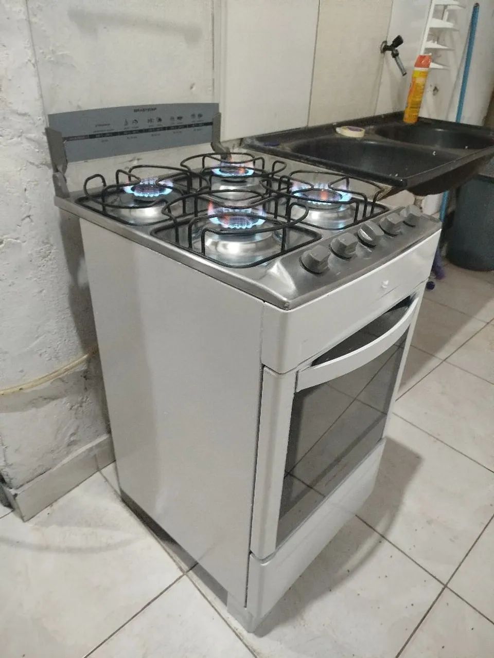 fogão usado ele e manual 
