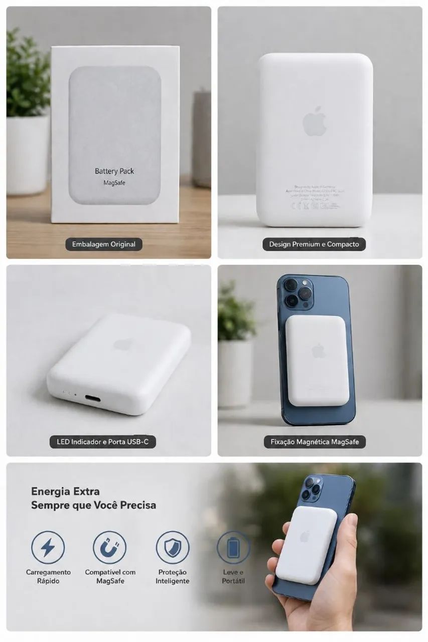Mag safe para iphone 10000 mA  - Foto 5