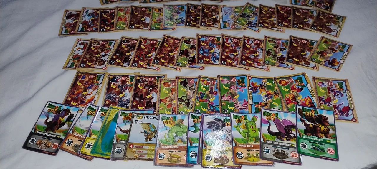 Lote 53 Mini cards  Dragon City  - Foto 2