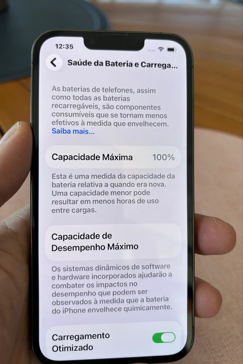 iPhone 13 Pro 128GB excelente estado com bateria zero - Foto 2