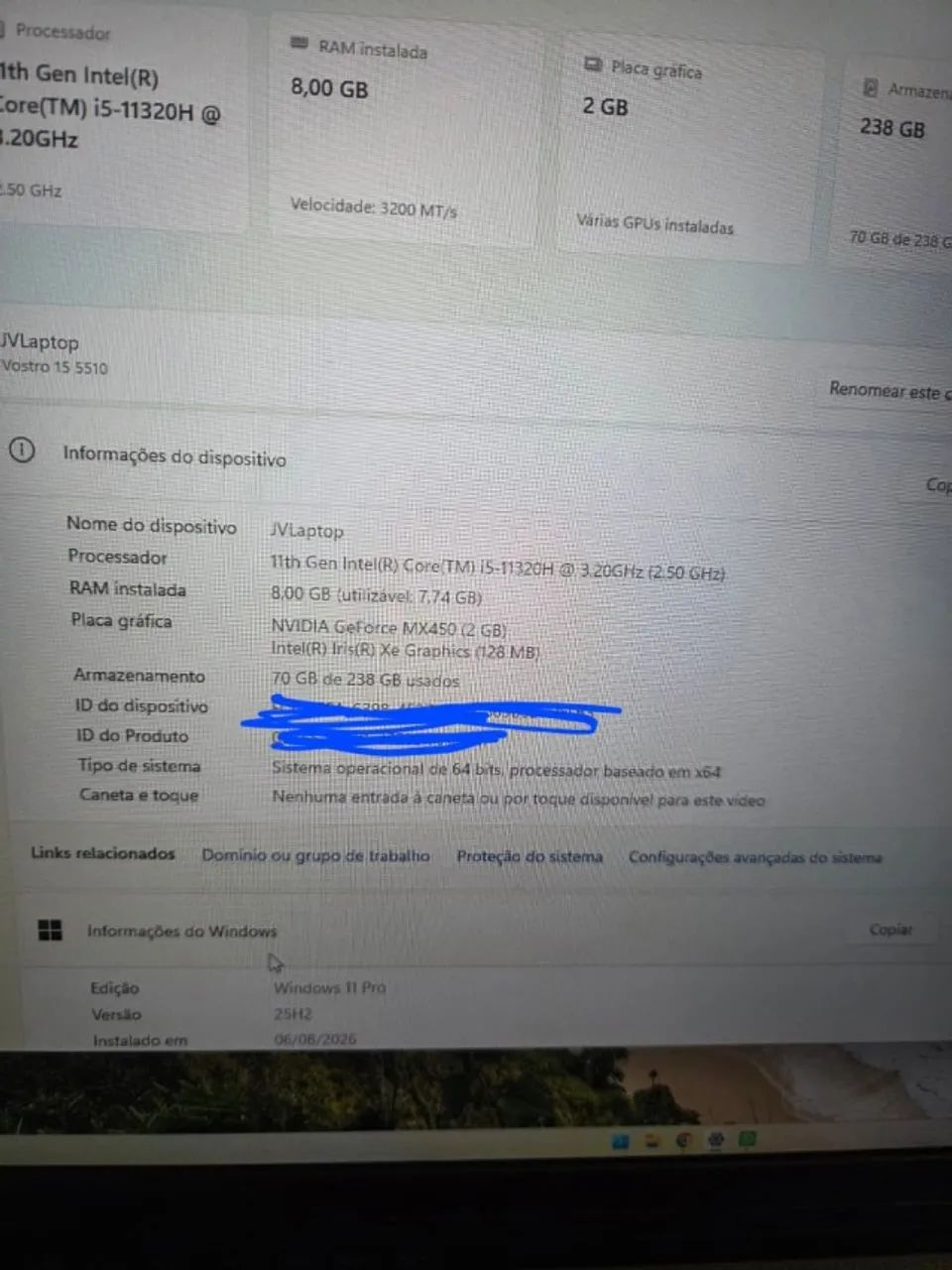 Notebook Dell Vostro 15 5510 - Foto 3