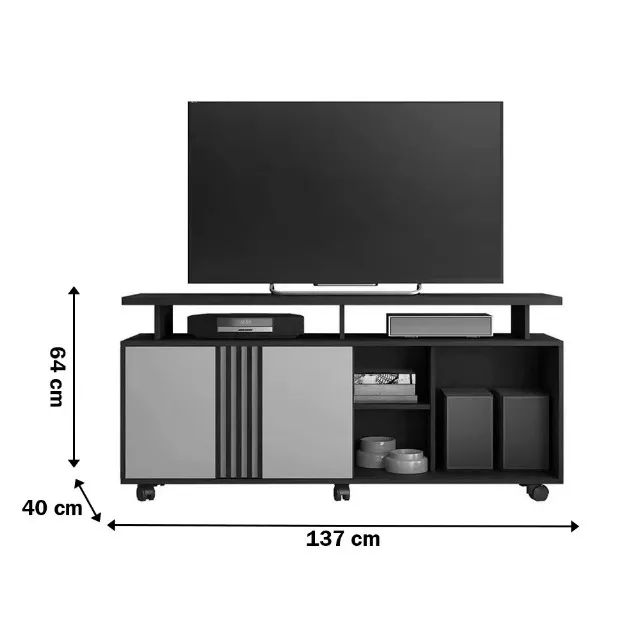 Rack Humor para Tv ate 56 polegadas na promoção de pronta entrega - Foto 3