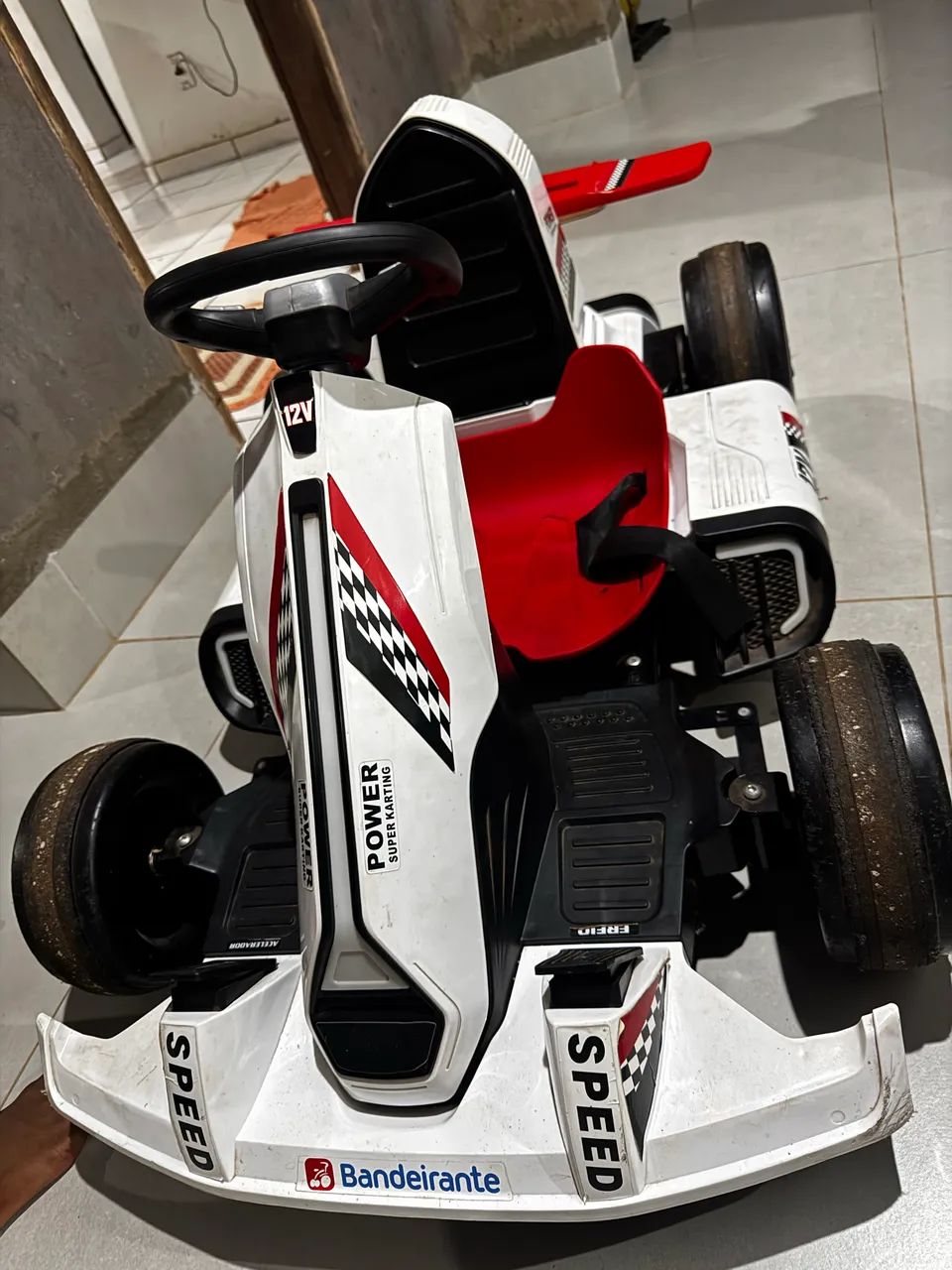 CARRINHO KART ELÉTRICO BANDEIRANTE 12v