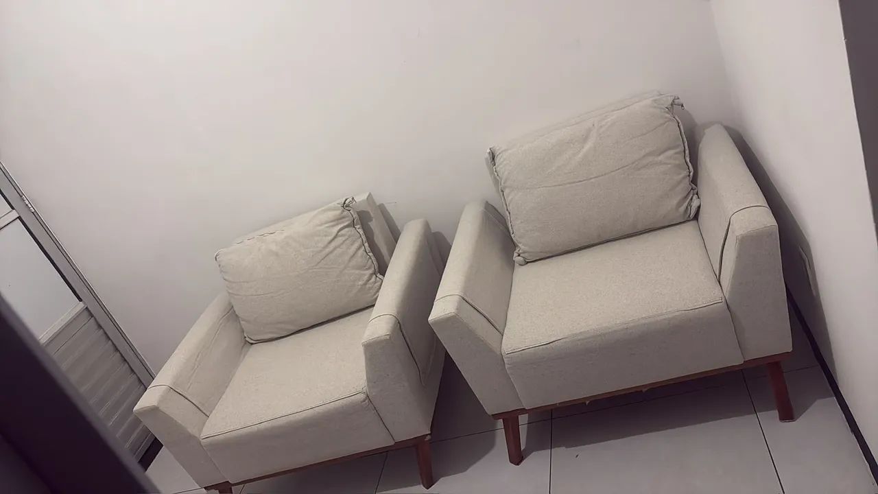 Poltronas em forro de linho  - Foto 2