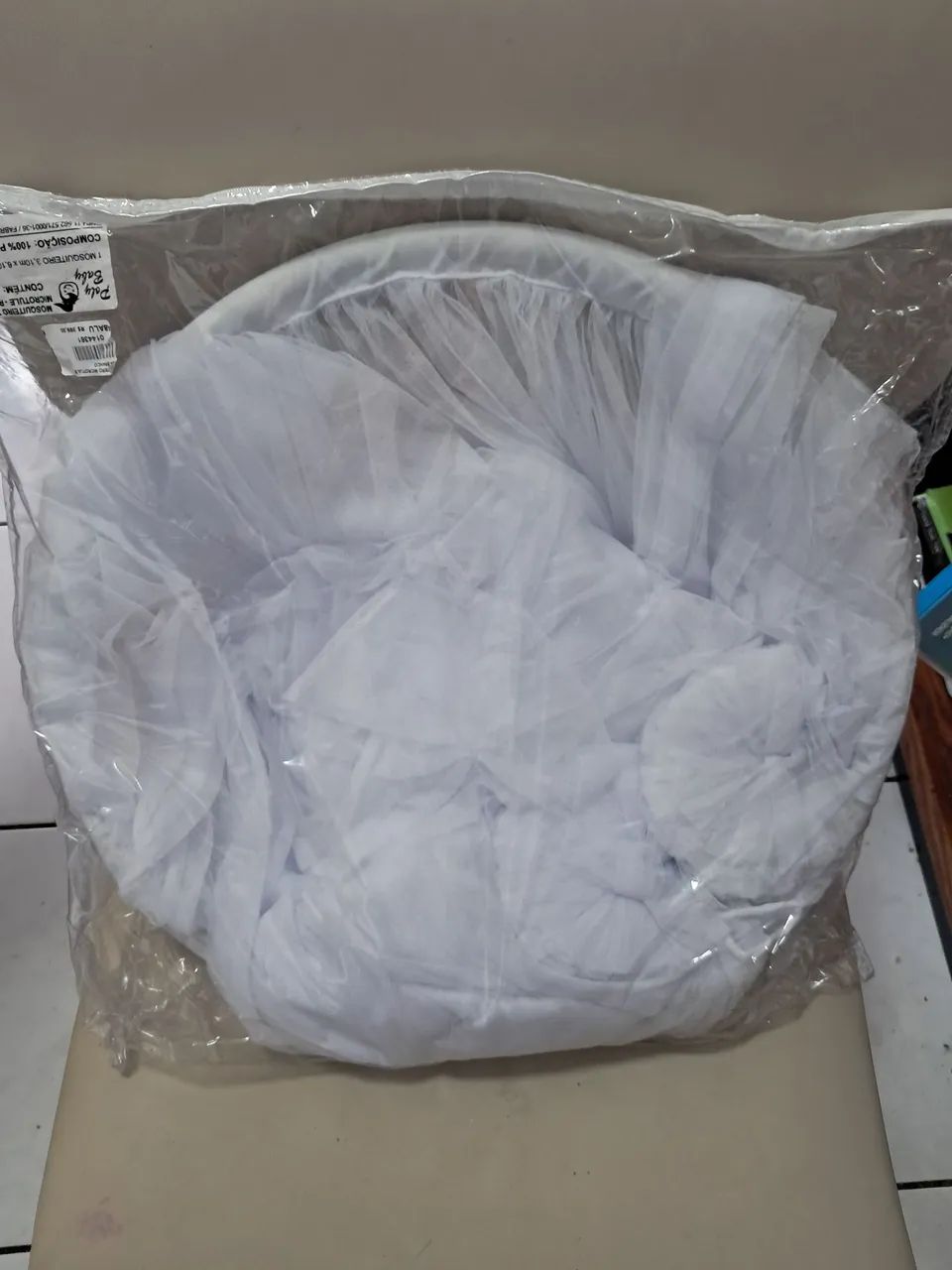 MOSQUITEIRO MICROTULE TENDA OFF WHITE - Foto 3