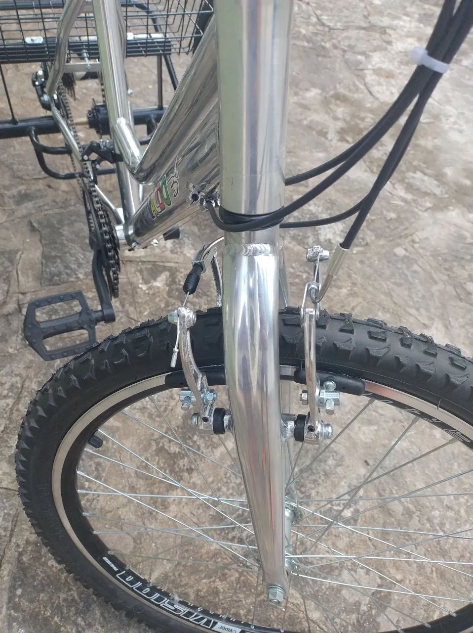 Bicicleta triciclo de alumínio  - Foto 4
