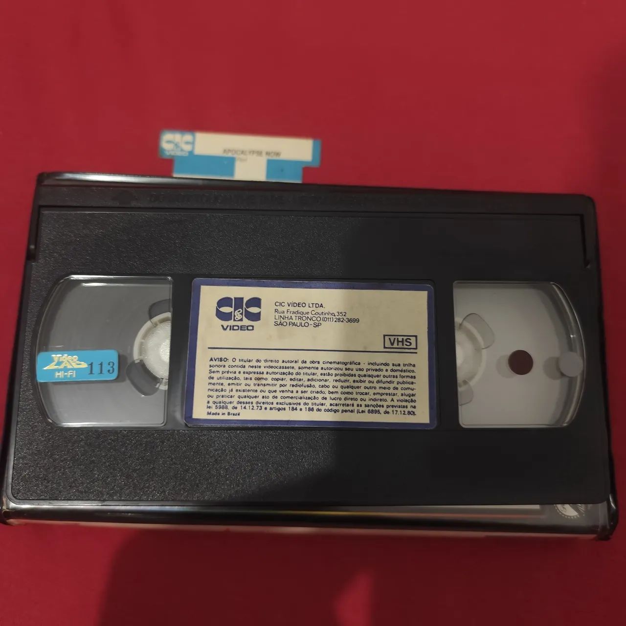 VHS Apocalypse Now (Legendado) - Com ficha T - Foto 4