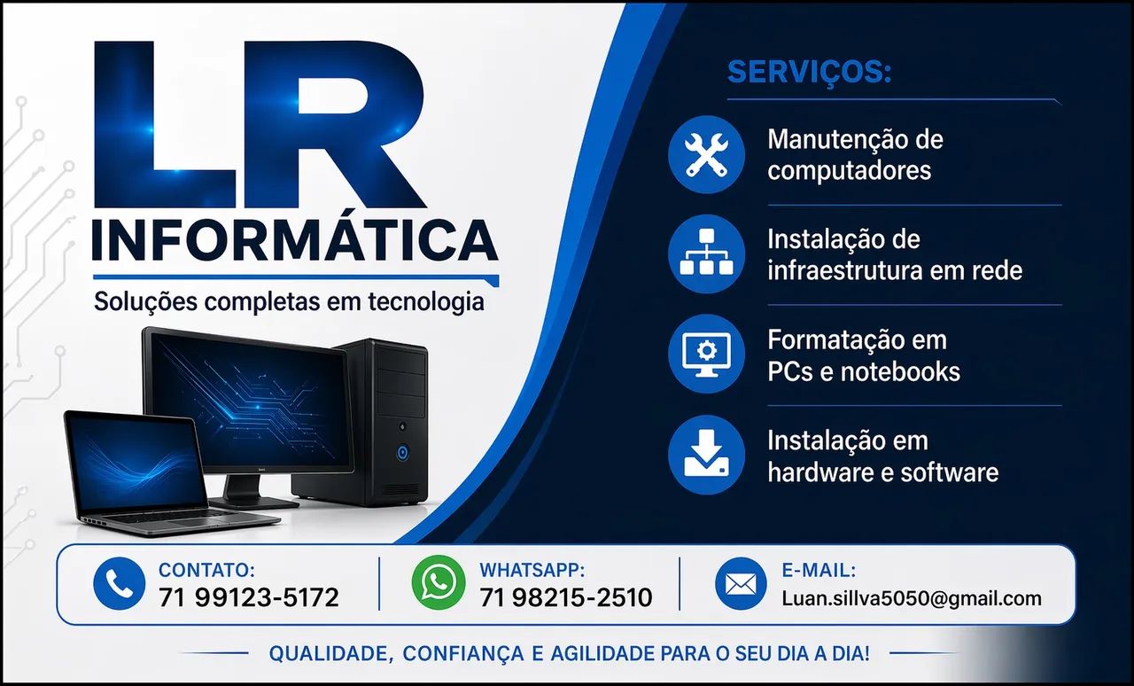Serviços de TI ? Soluções para Computadores e Empresas