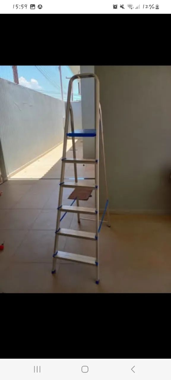 Escada de alumínio  - Foto 3