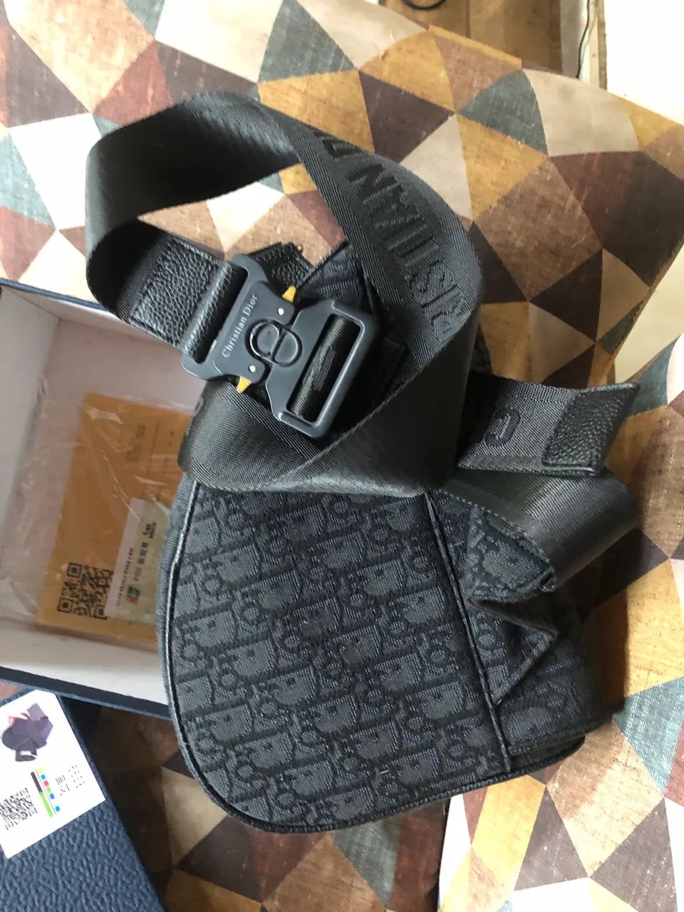 Bolsa Dior tira colo preta - Foto 2