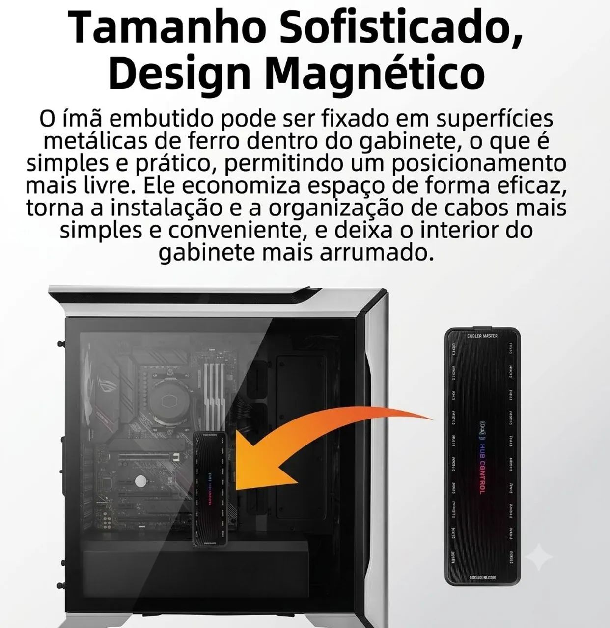 Controladora Teucer 10 portas 2 em 1 ARGB - Foto 2