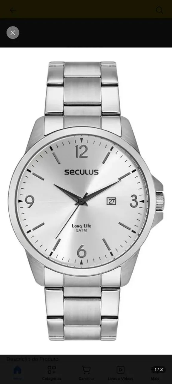 Relógio Seculus 