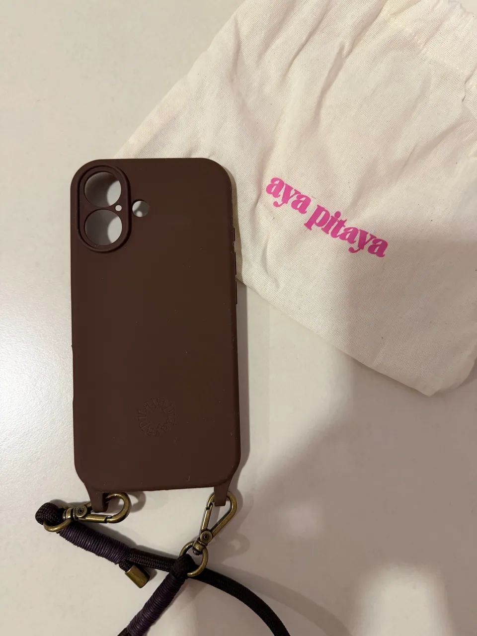 Capa para iPhone 17 marrom - lançamento Aya Pitaya  - Foto 2