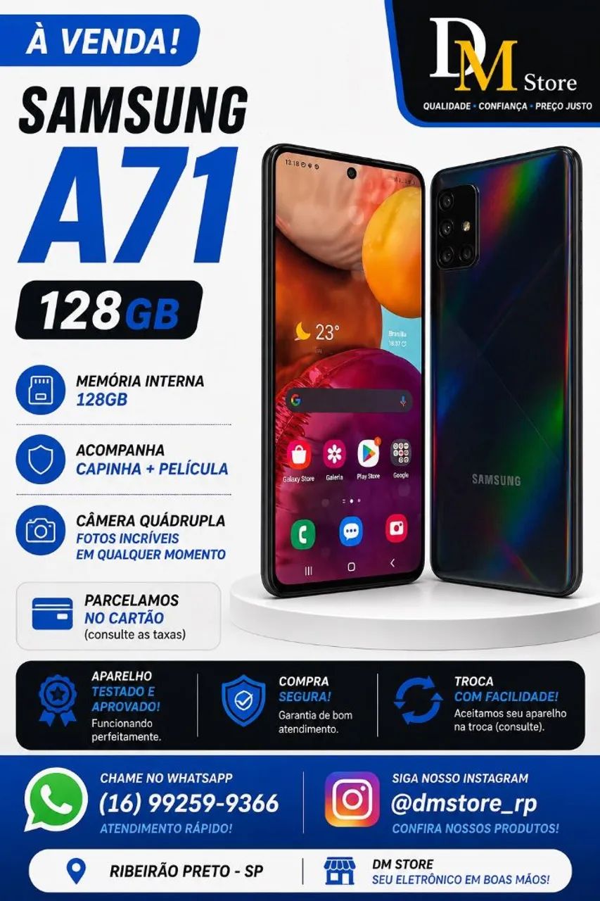 Samsung A71/ A30s/ redmi Note 8