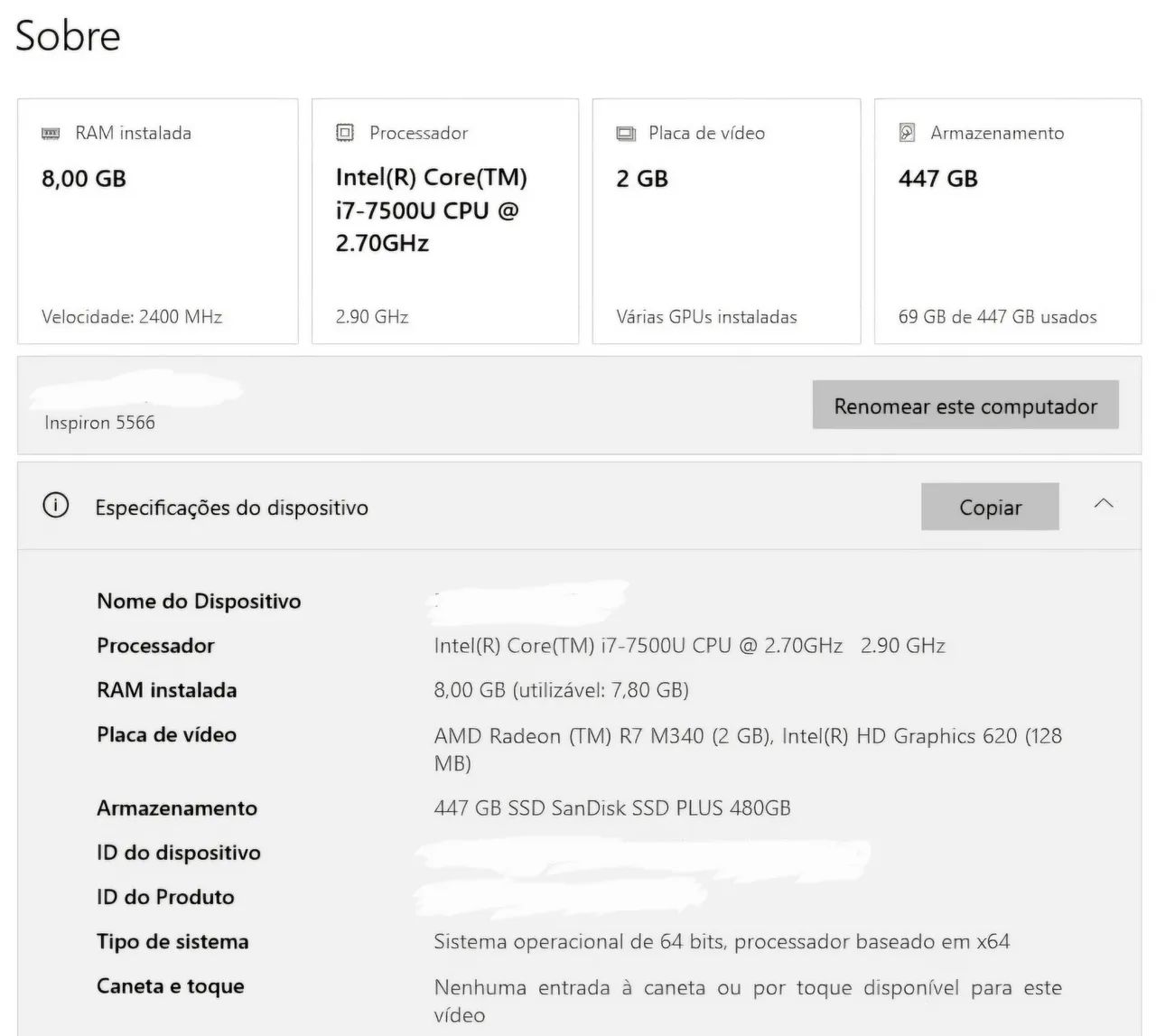 Notebook Dell Inspiron 15 serie 5566 - Foto 4