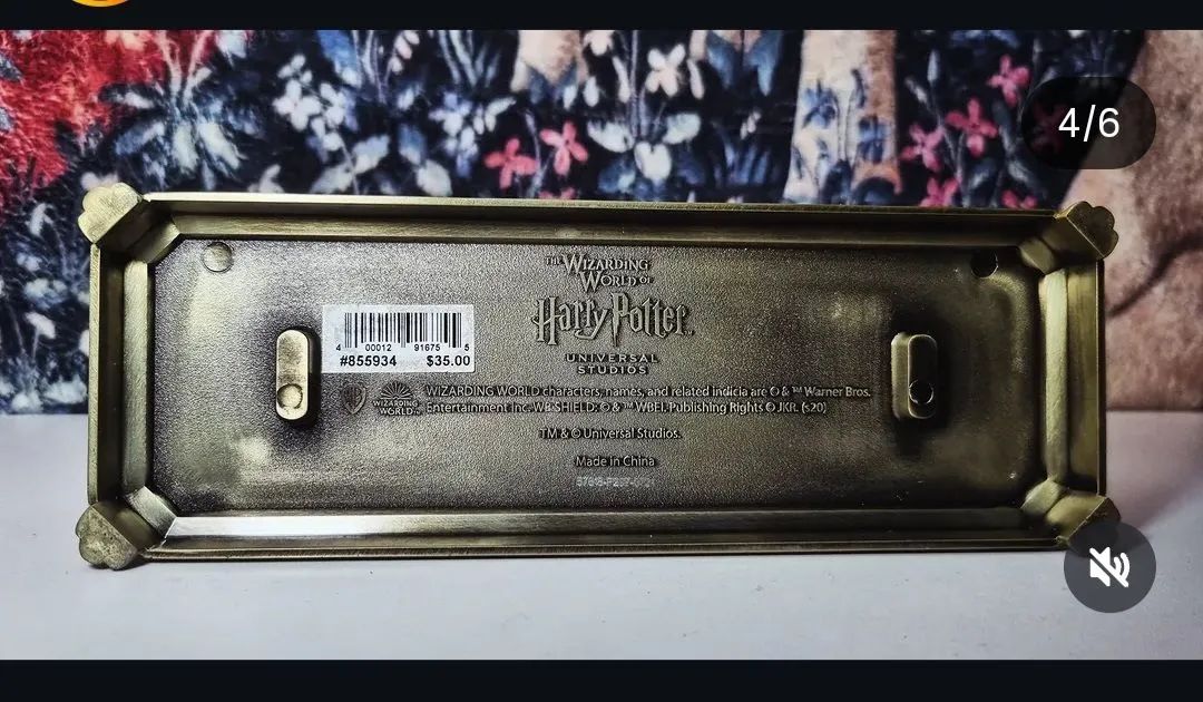 Varinhas weasleys com suporte de ferro direto do parque harry potter - Foto 2