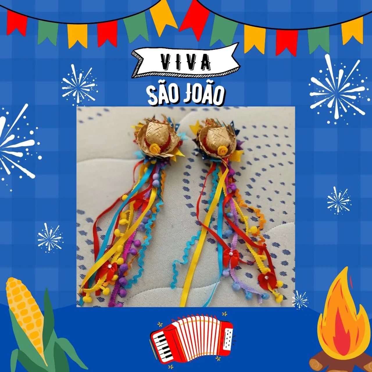ACESSÓRIOS JUNINO PARA CABELO (vide descrição) - Foto 3