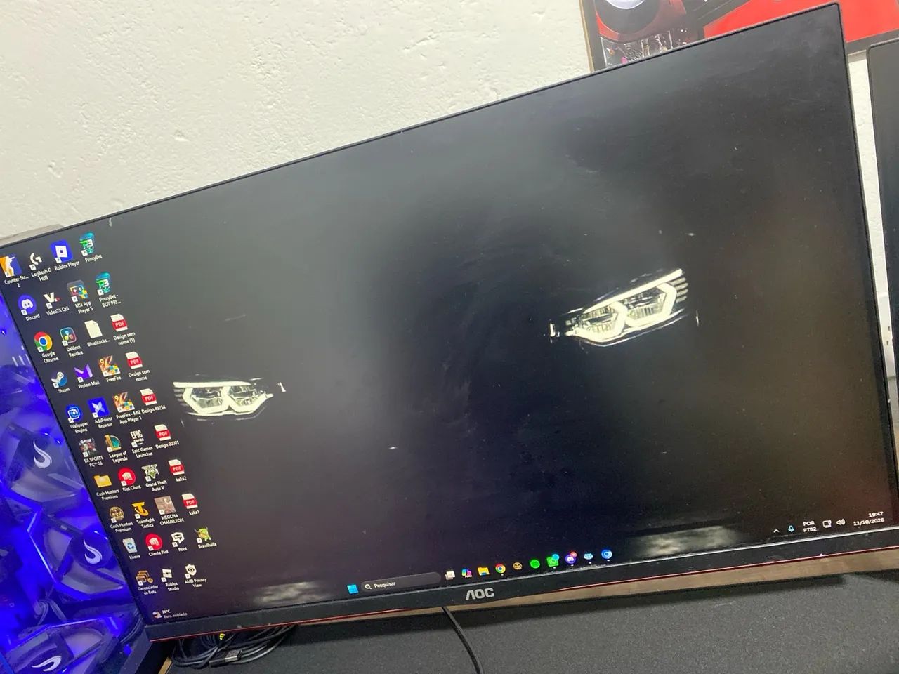 Monitor 27pol e 25pol