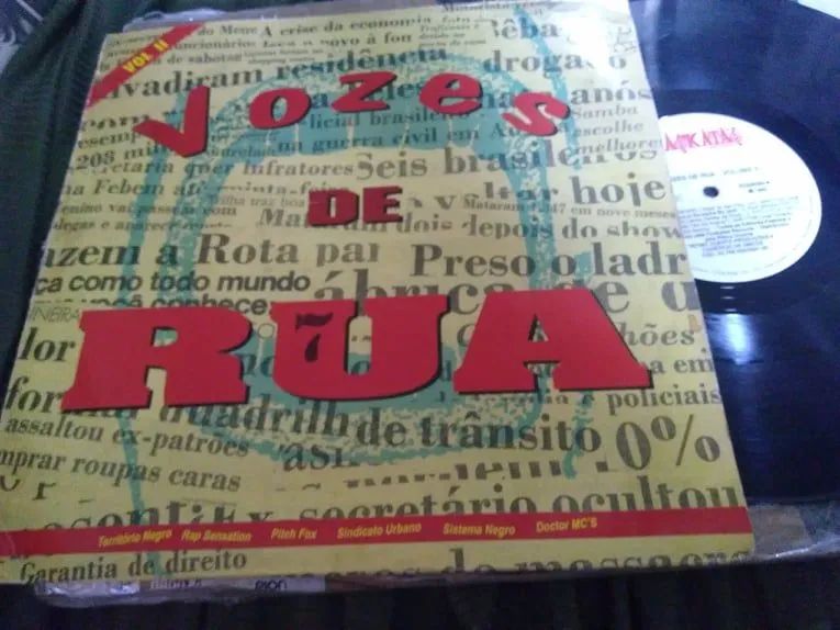 Lp Vozes Da Rua, Coletânea Rap Nacional Rara, Kaskatas 1992