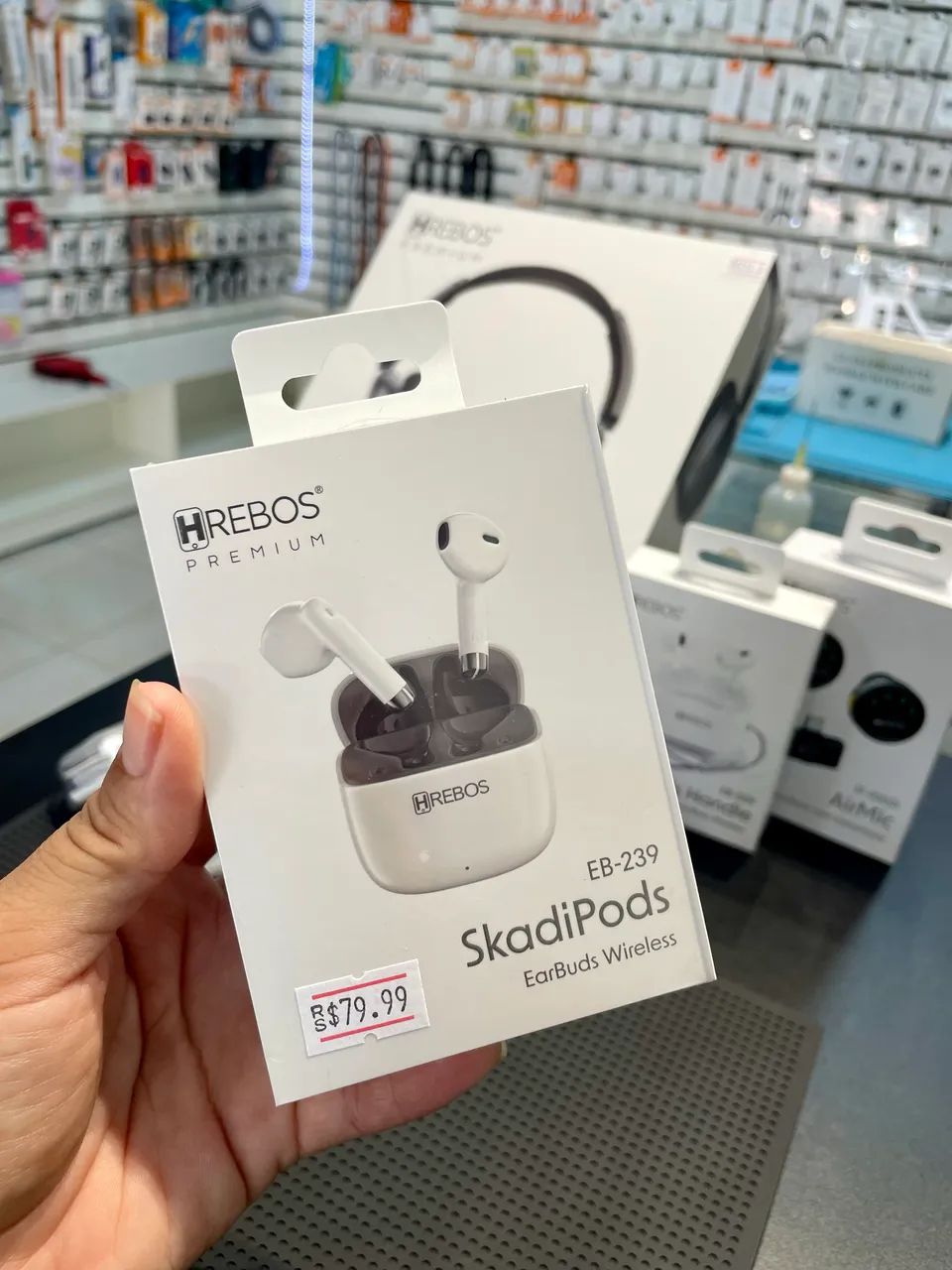 Fone Bluetooth HREBOS ORIGINAL  - Foto 3