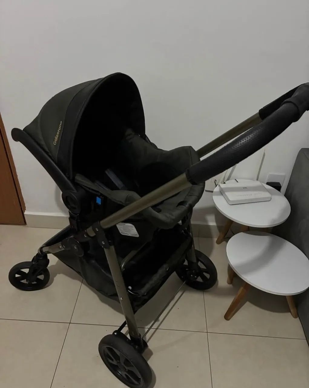 Carrinho Moisés e bebê conforto Galzerano 