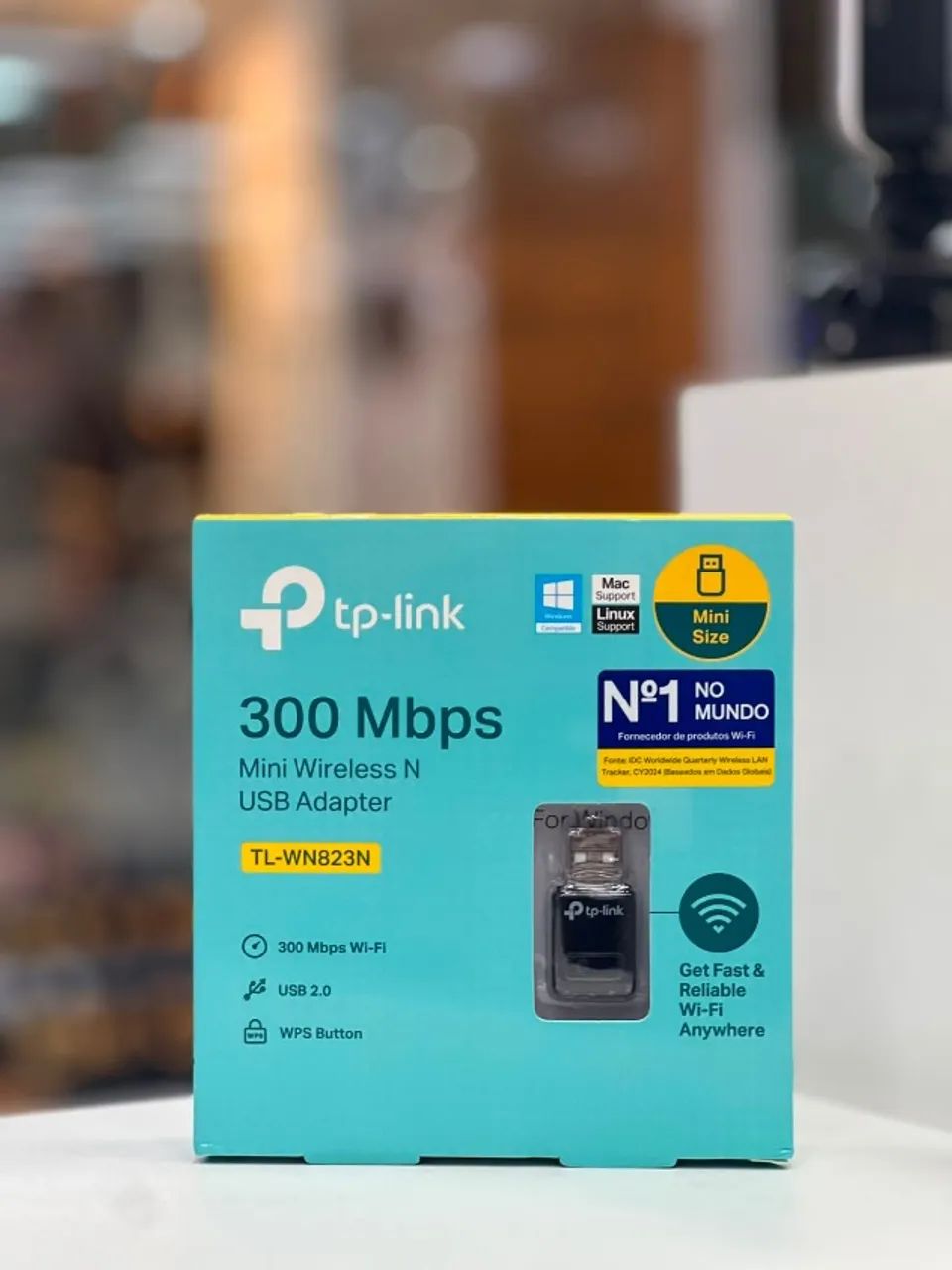 ADAPTADOR USB TP-LINK WIRELESS 300Mbps MINI