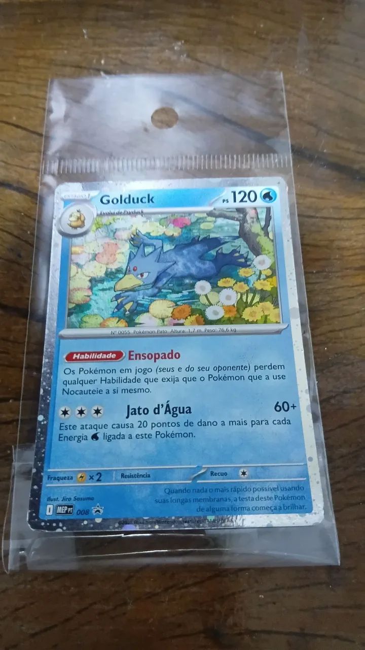 Carta pokemon golduck promo 
