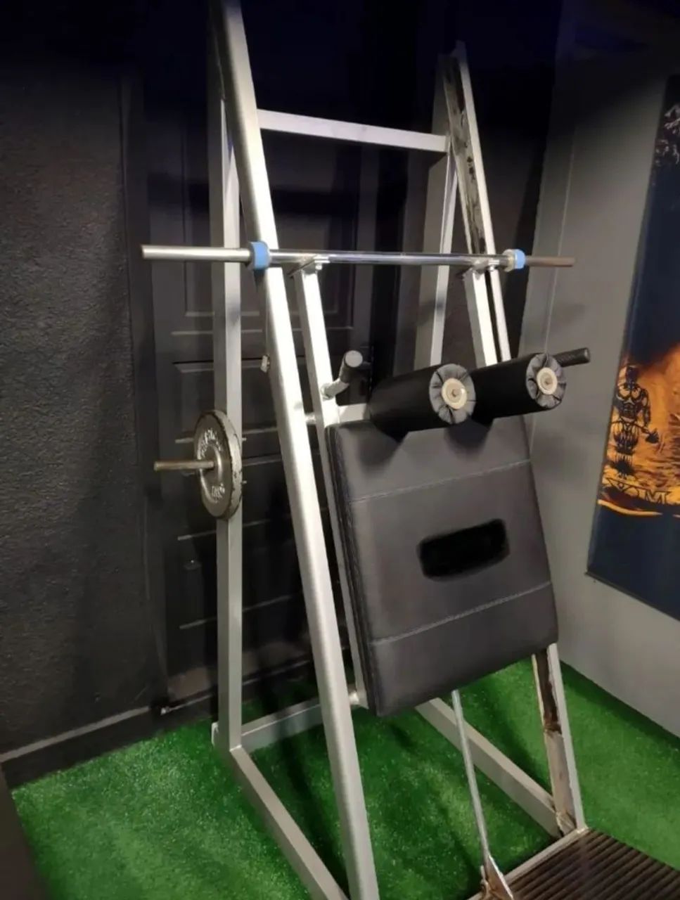 AGACHAMENTO HACK MÁQUINA - EQUIPAMENTO APARELHO MUSCULAÇÃO  - Foto 3