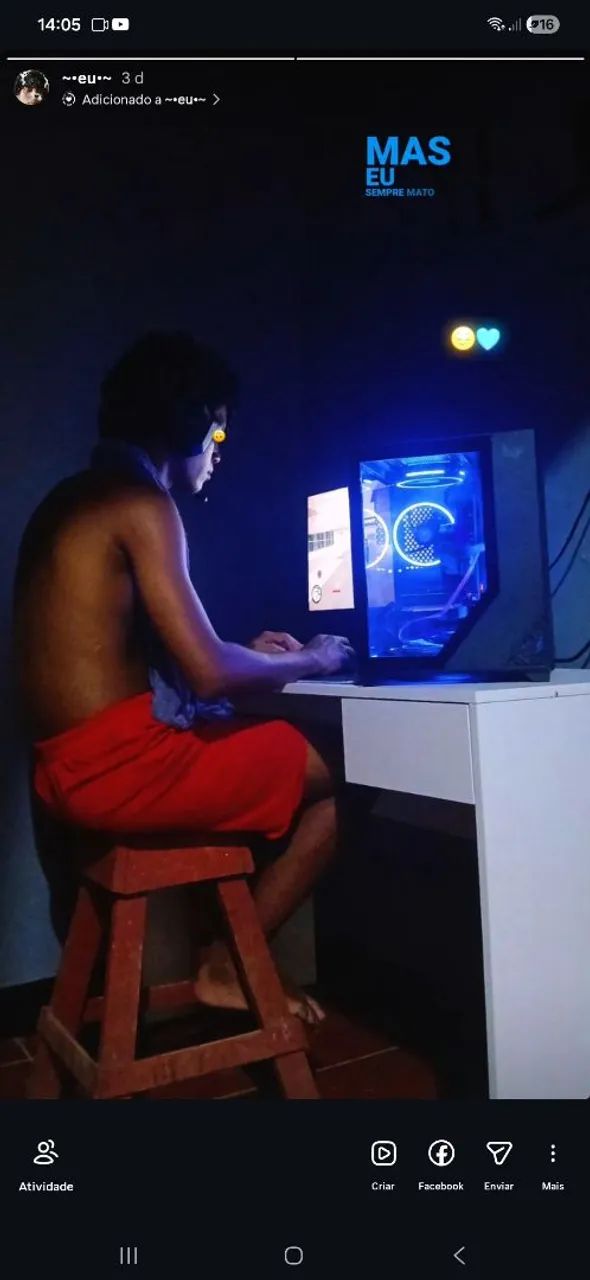 Vendo pc completo tudo funcionando perfeitamente mente seme novo  - Foto 2
