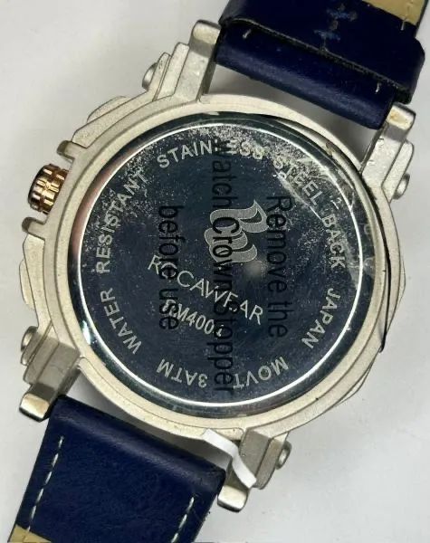 Relógio Rocawear Chrono Blue & Gold - Foto 4