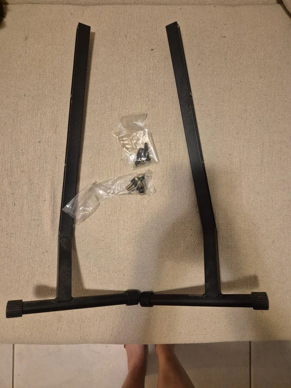 Suporte Pé Base Mesa Tv 24-32-42-46 Polegadas Led Lcd Preto - Foto 3