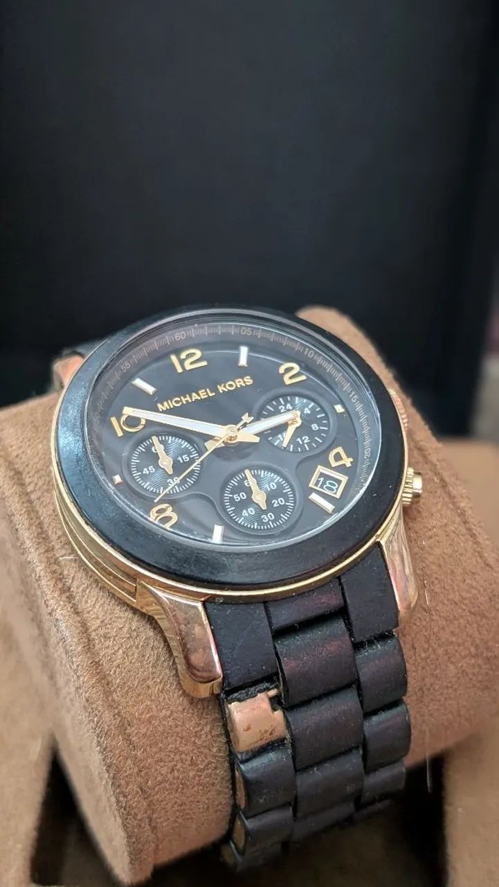 Relógio Michael Kors Feminino Preto - Foto 2
