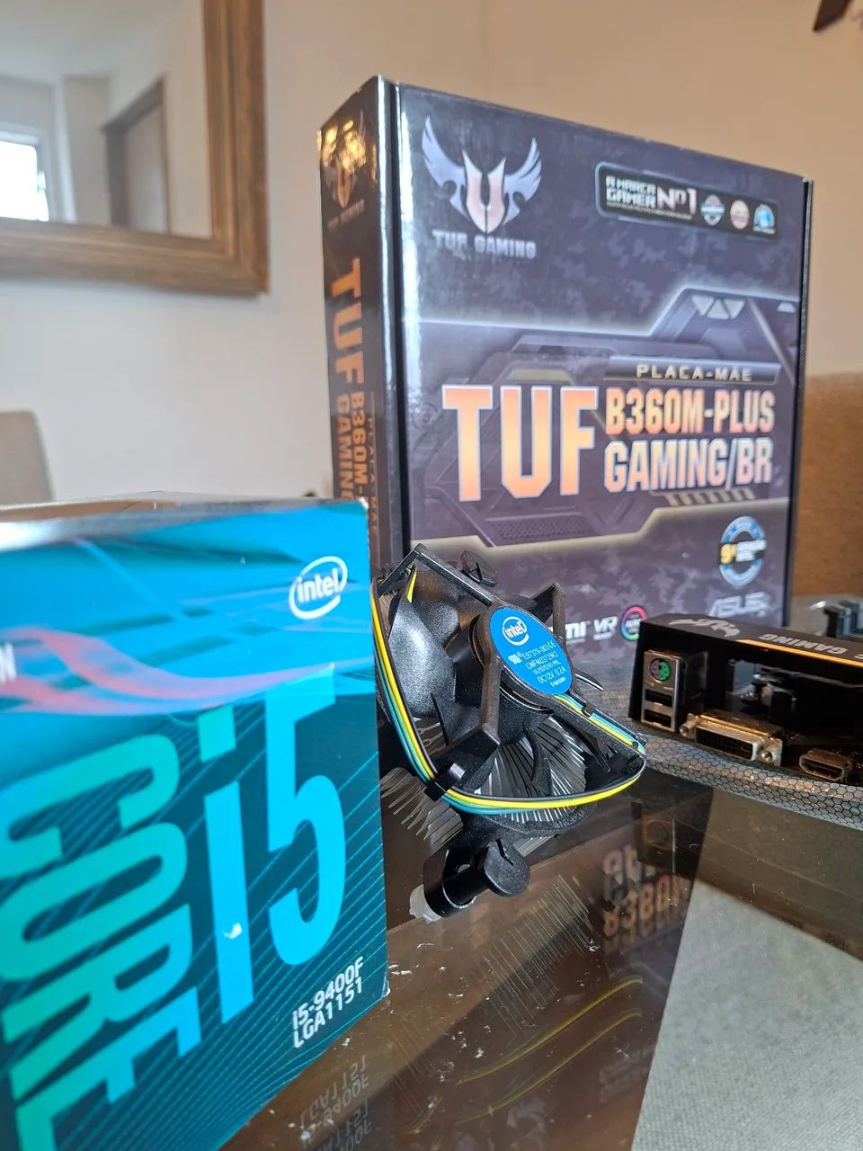 Kit Placa Mãe Asus TUF B360M-Plus + Core i5 9ª Geração  - Foto 4