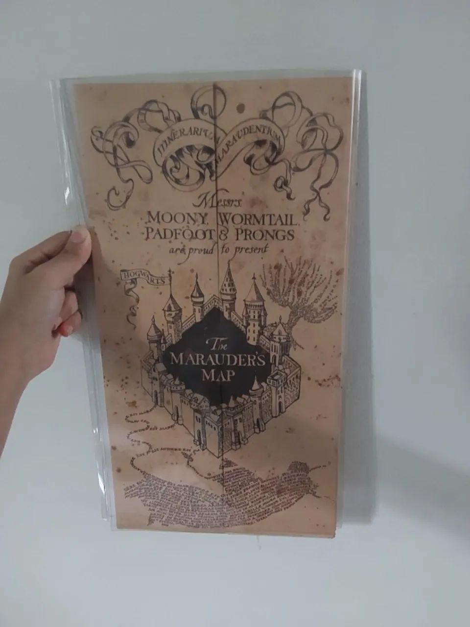 Mapa do maroto Harry Potter- original 