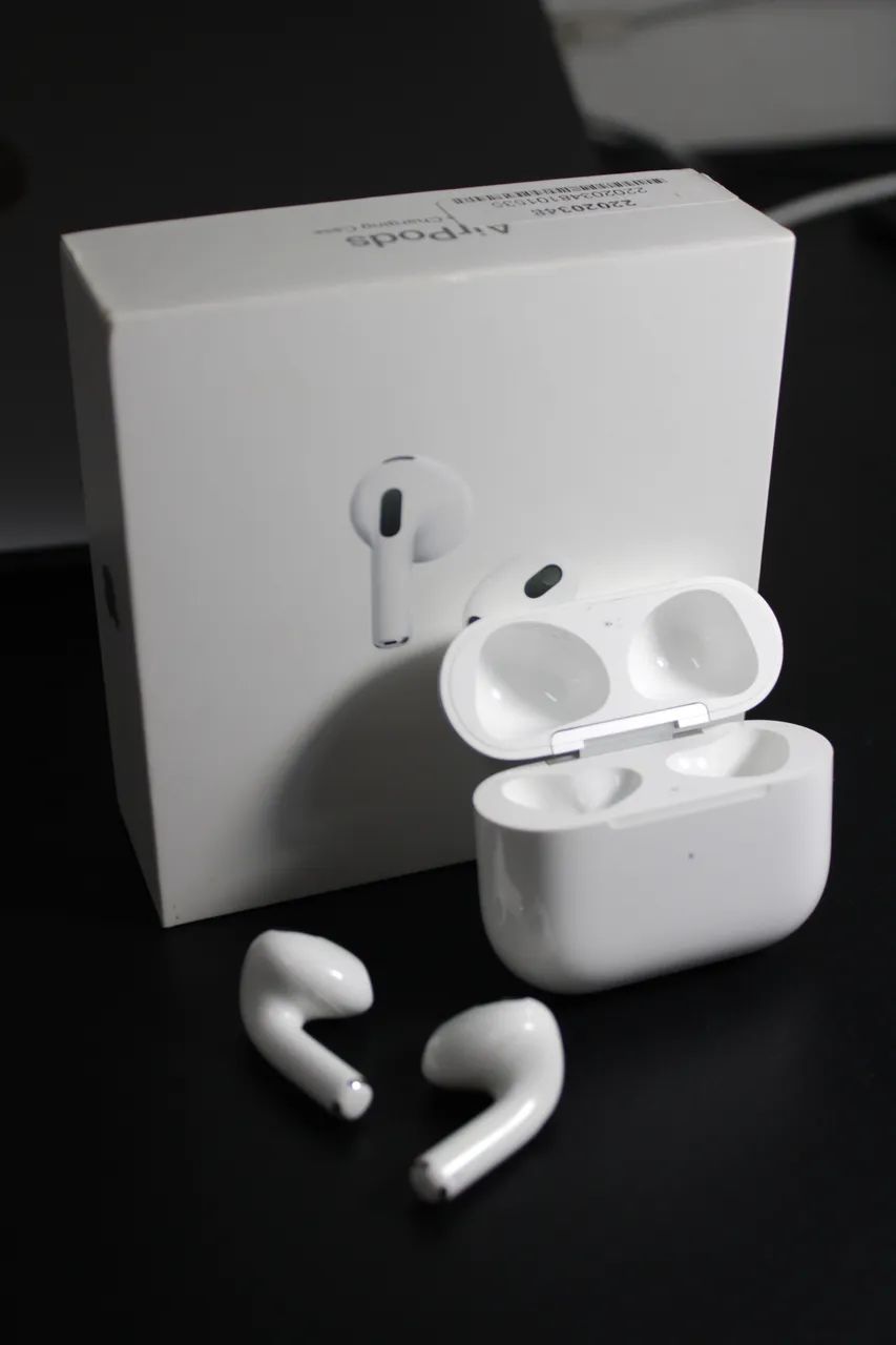 AirPods 3ª geração original com caixa 