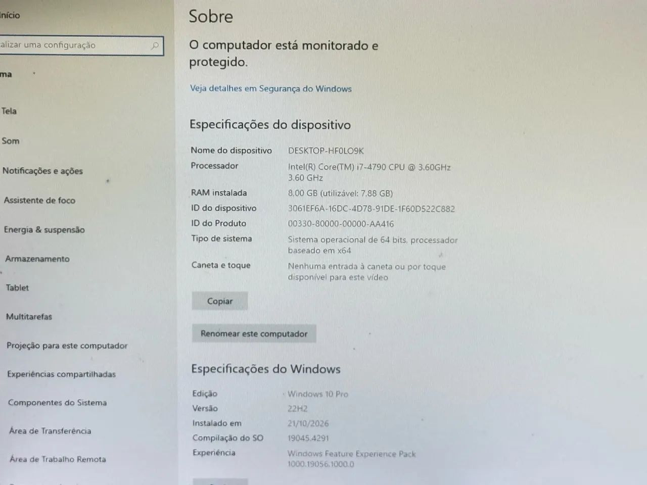 Computador Completo i7 4790 com SSD 120GB  - Foto 4