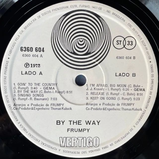 LP Frumpy - By the Way (1972) - Vinil 1a prensagem  - Foto 4