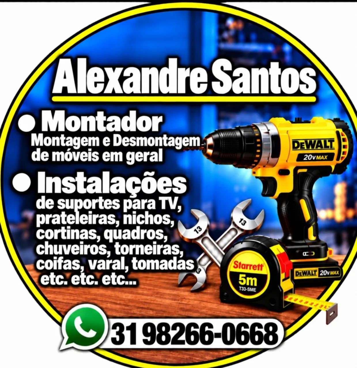 Montador/ instalações 