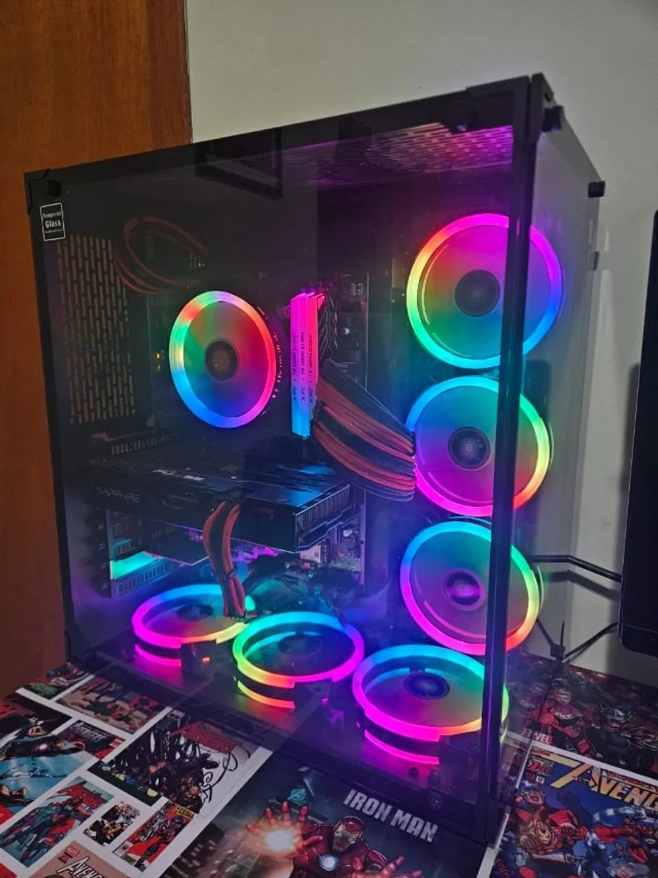 PC Gamer I5 10400F 24G DDR4 SSD 1 Tera RX5500xt 4G - Foto 3