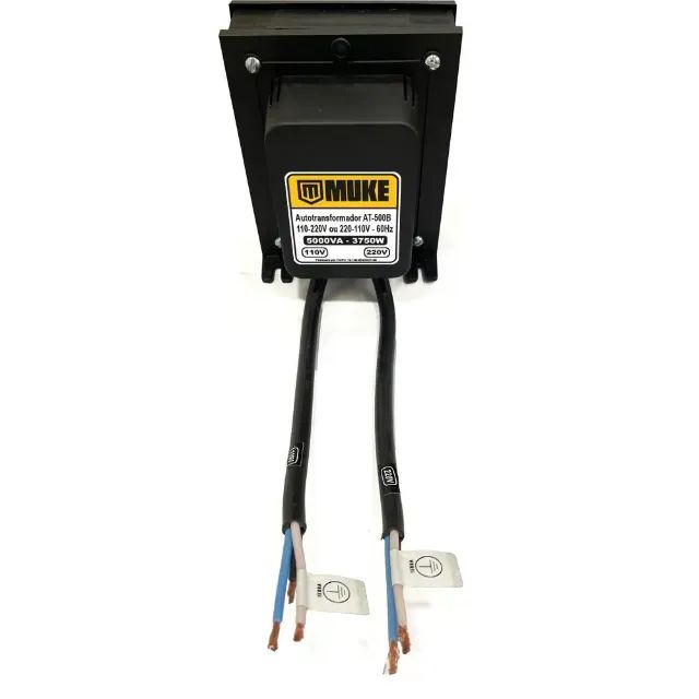 Transformador 5000va 110/220v - 220/110v Bivolt At-500 Muke Tools - Foto 3