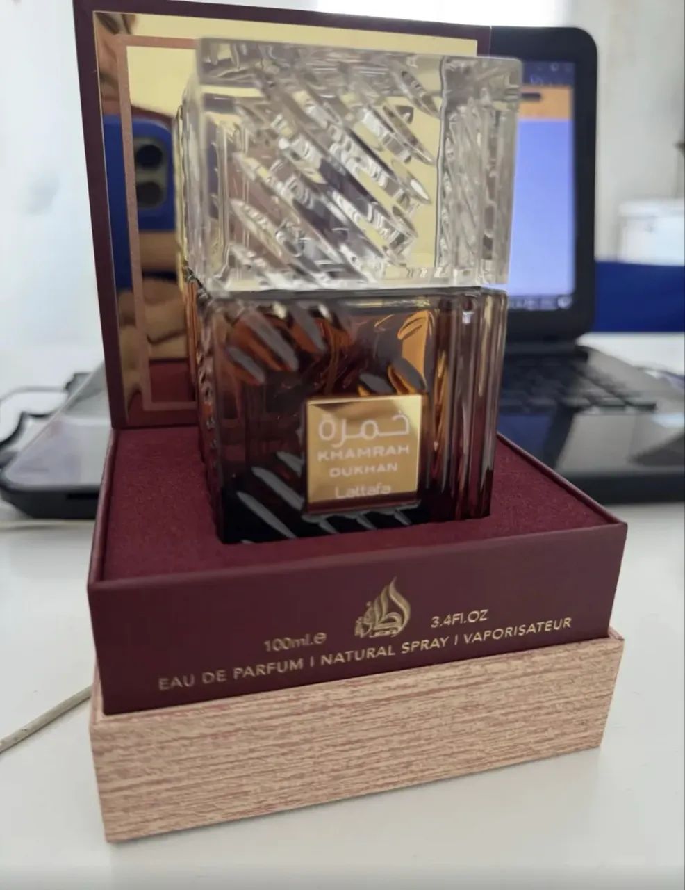 Perfume árabe Khamrah Dukhan - Foto 2