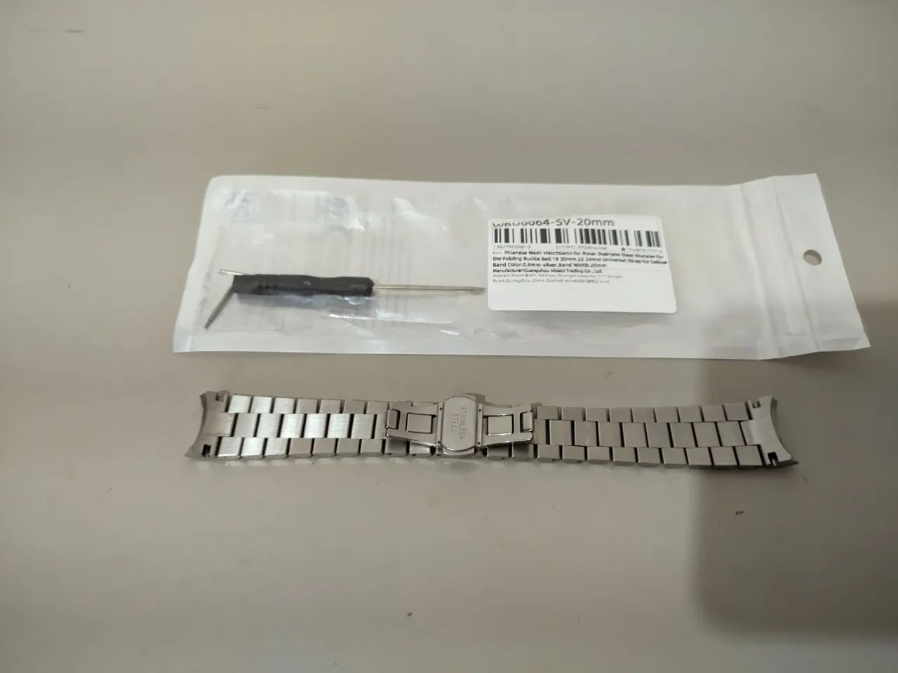 Pulseira Presidente 18mm aço sólido  - Foto 3
