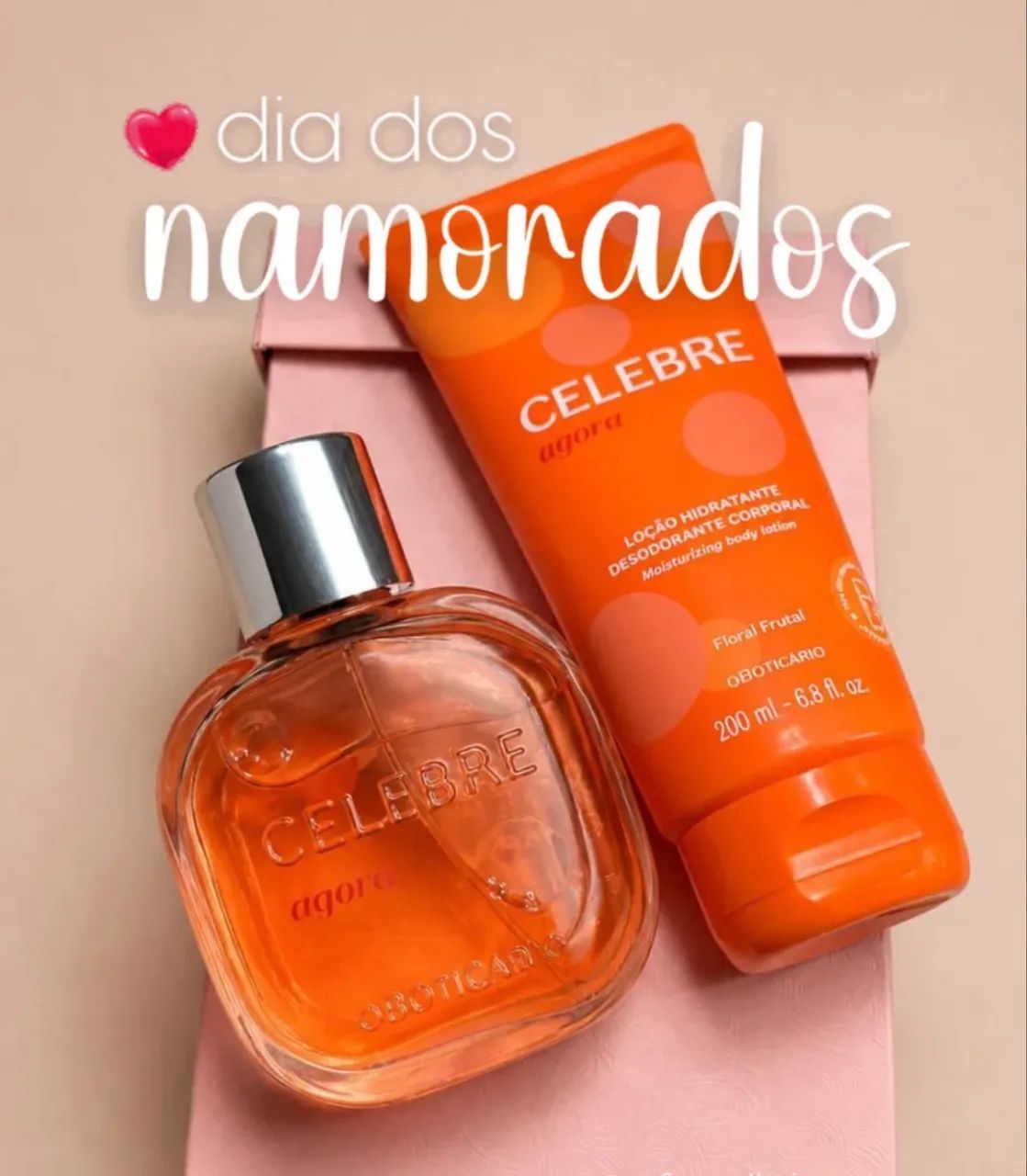 Kit presente celebre feminino OBoticário 