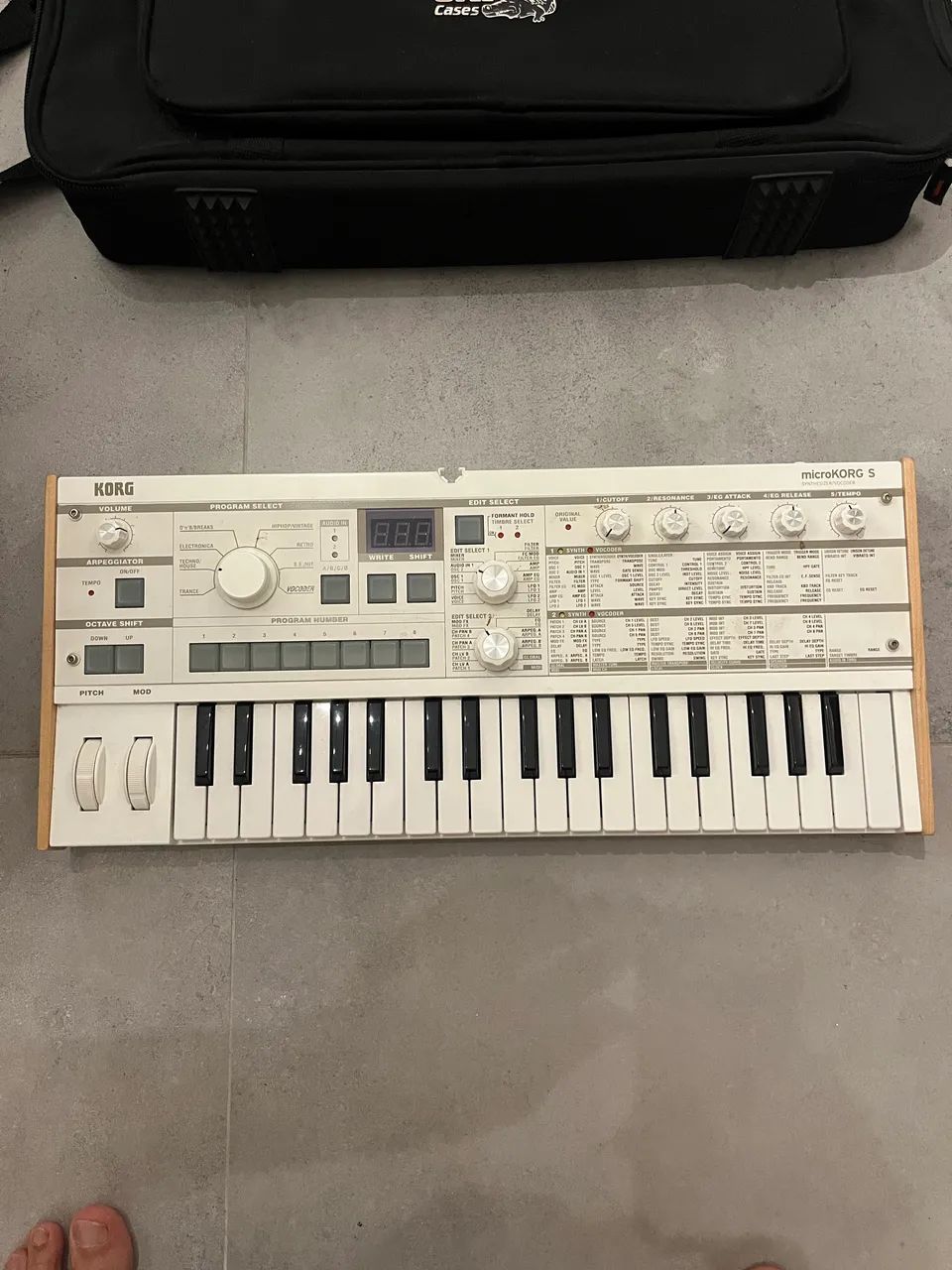 Microkorg MK1S synth sintetizador vocoder