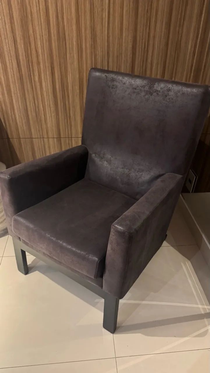 Poltrona super exclusiva em Suede - Foto 5