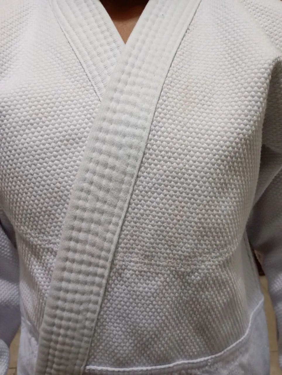 Kimono judô ? jiu-jitsu branco transado  - Foto 3