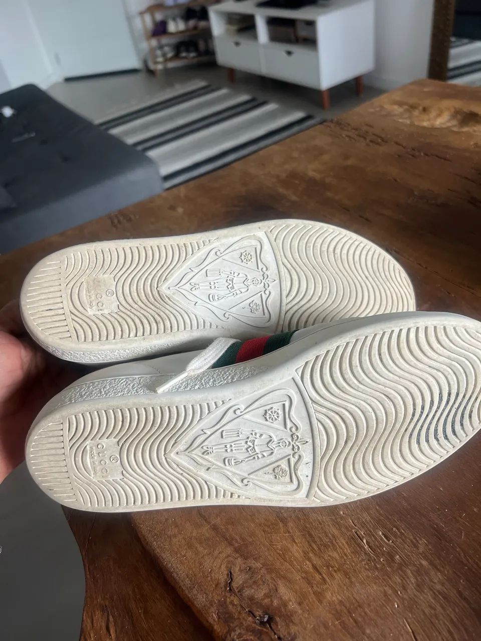  Gucci Ace Embroidered Bee Original - Tamanho 38 BR