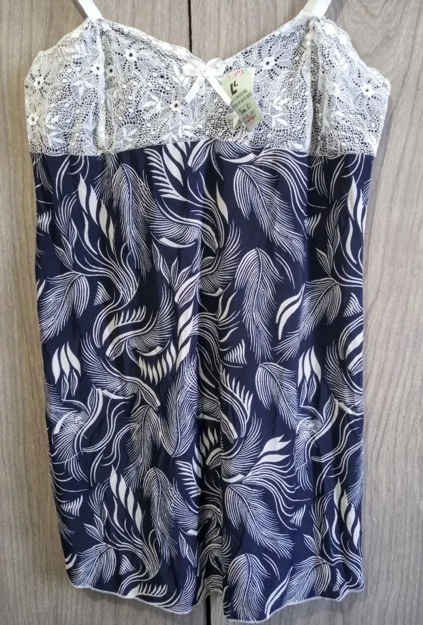 Camisola com Robe Azul Floral  - Foto 5