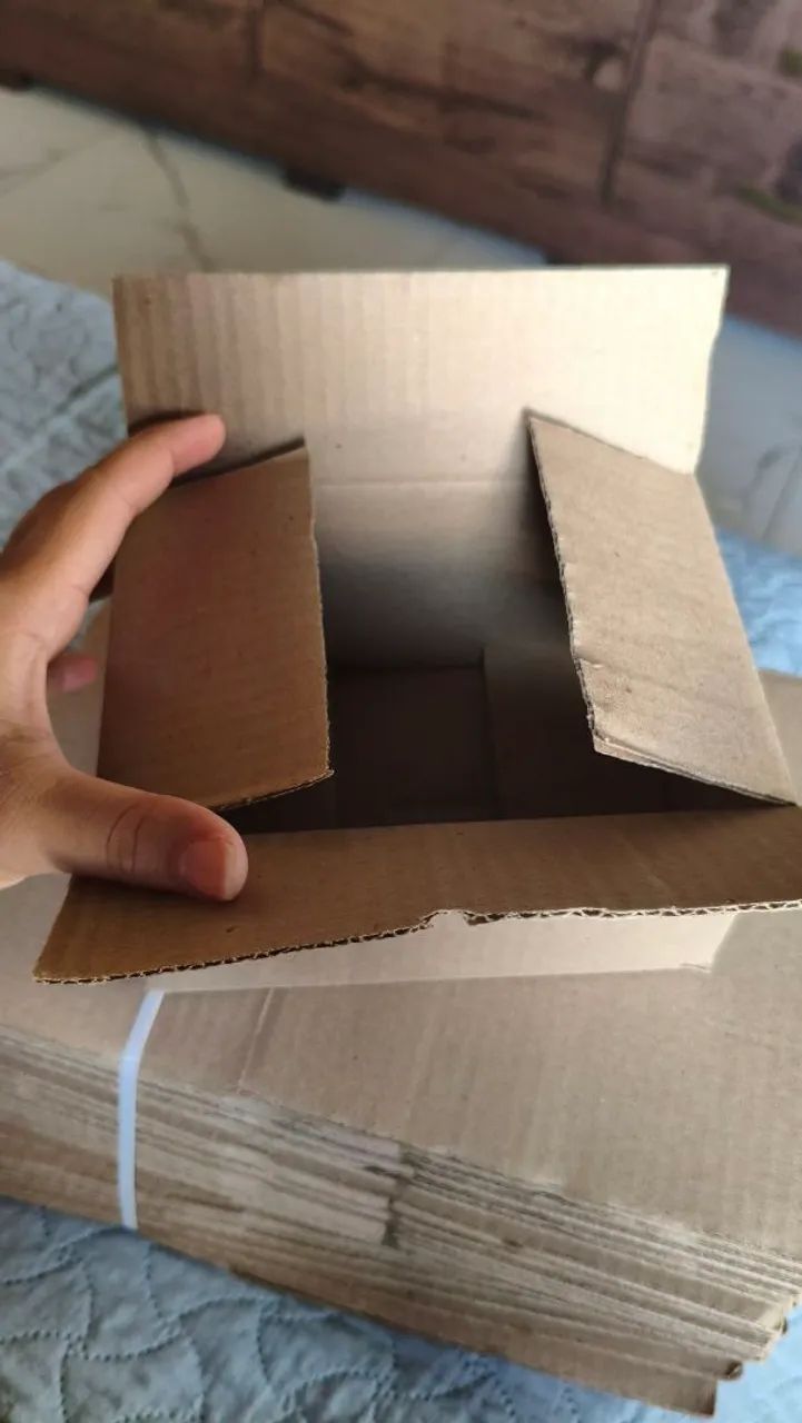 Caixas de papelão pequenas limpas  - Foto 4