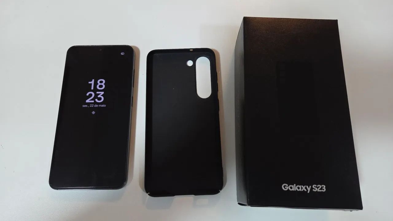 Samsung Galaxy S23 256gb 5g Preto 8gb Ram Com Caixa - Celulares e